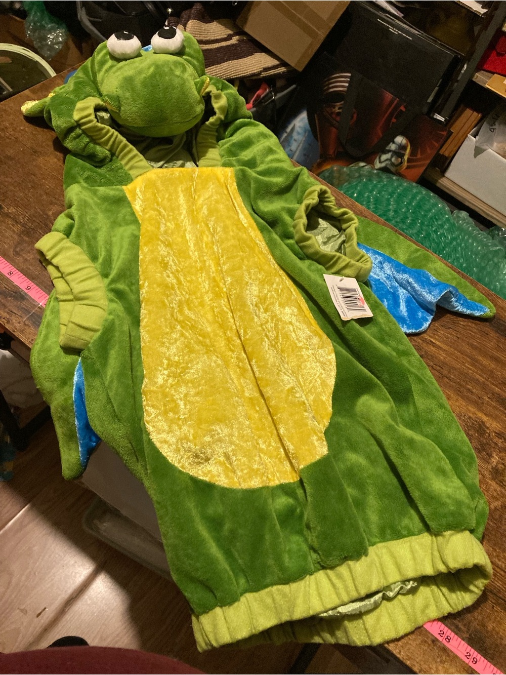 Kids one piece plush dragon costume